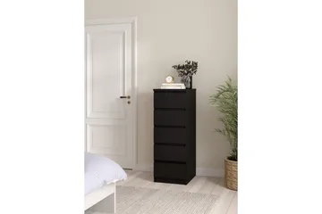 Salomns Lipasto 111,3 cm - Musta - Säilytys - Säilytyskalusteet - Lipasto