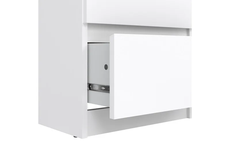 Salomns-lipasto 111,3 cm - Valkoinen korkeakiilto - Säilytys - Säilytyskalusteet - Lipasto