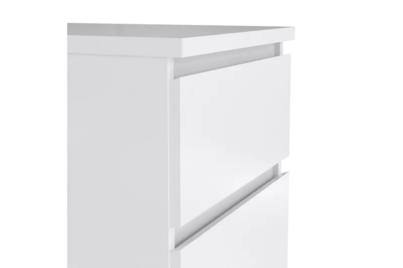 Salomns-lipasto 111,3 cm - Valkoinen korkeakiilto - Säilytys - Säilytyskalusteet - Lipasto