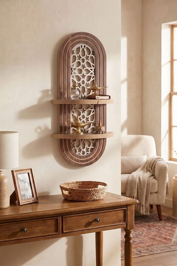 Seinähylly Homitis Armona Wall V (26 x 70 x 13 cm) Wenge - Ruskea - Talo & remontointi - Keittiö & kylpyhuone - Keittiö & kodinhoitohuone - Keittiön sisustus - Keittiöhylly