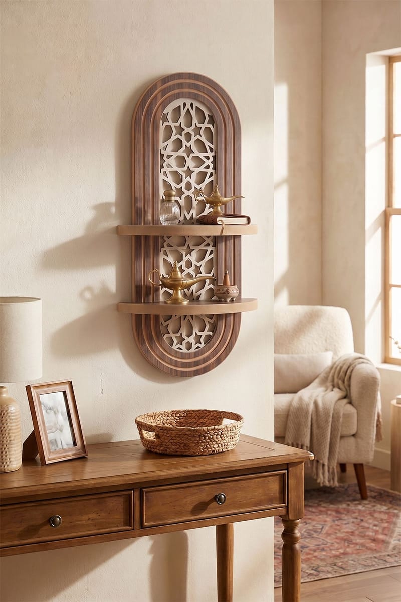 Seinähylly Homitis Armona Wall V (26 x 70 x 13 cm) Wenge - Ruskea - Talo & remontointi - Keittiö & kylpyhuone - Keittiö & kodinhoitohuone - Keittiön sisustus - Keittiöhylly