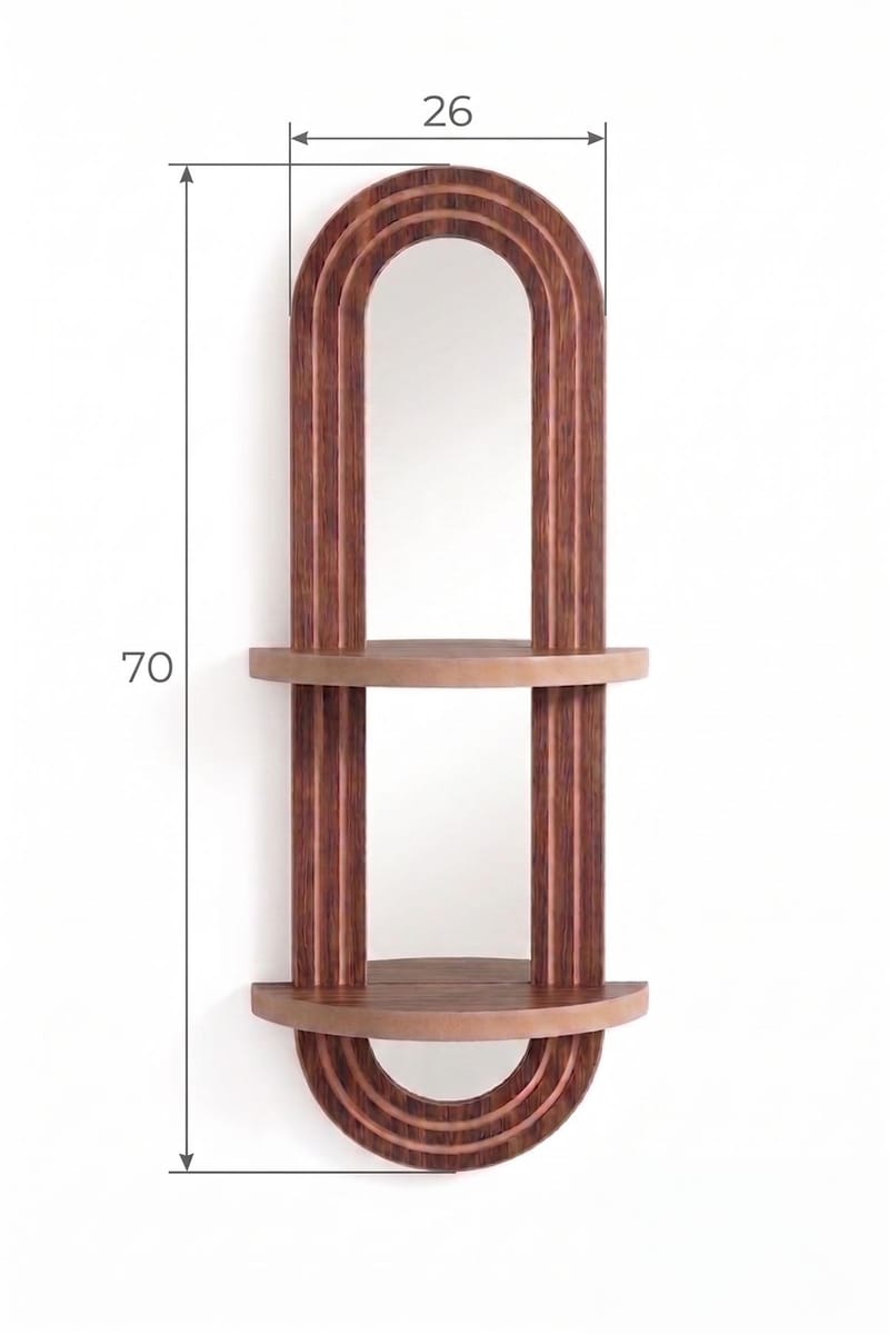 Seinähylly Homitis Armona Wall VI (26 x 70 x 13 cm) wenge Mörkbrun - Ruskea - Talo & remontointi - Keittiö & kylpyhuone - Keittiö & kodinhoitohuone - Keittiön sisustus - Keittiöhylly