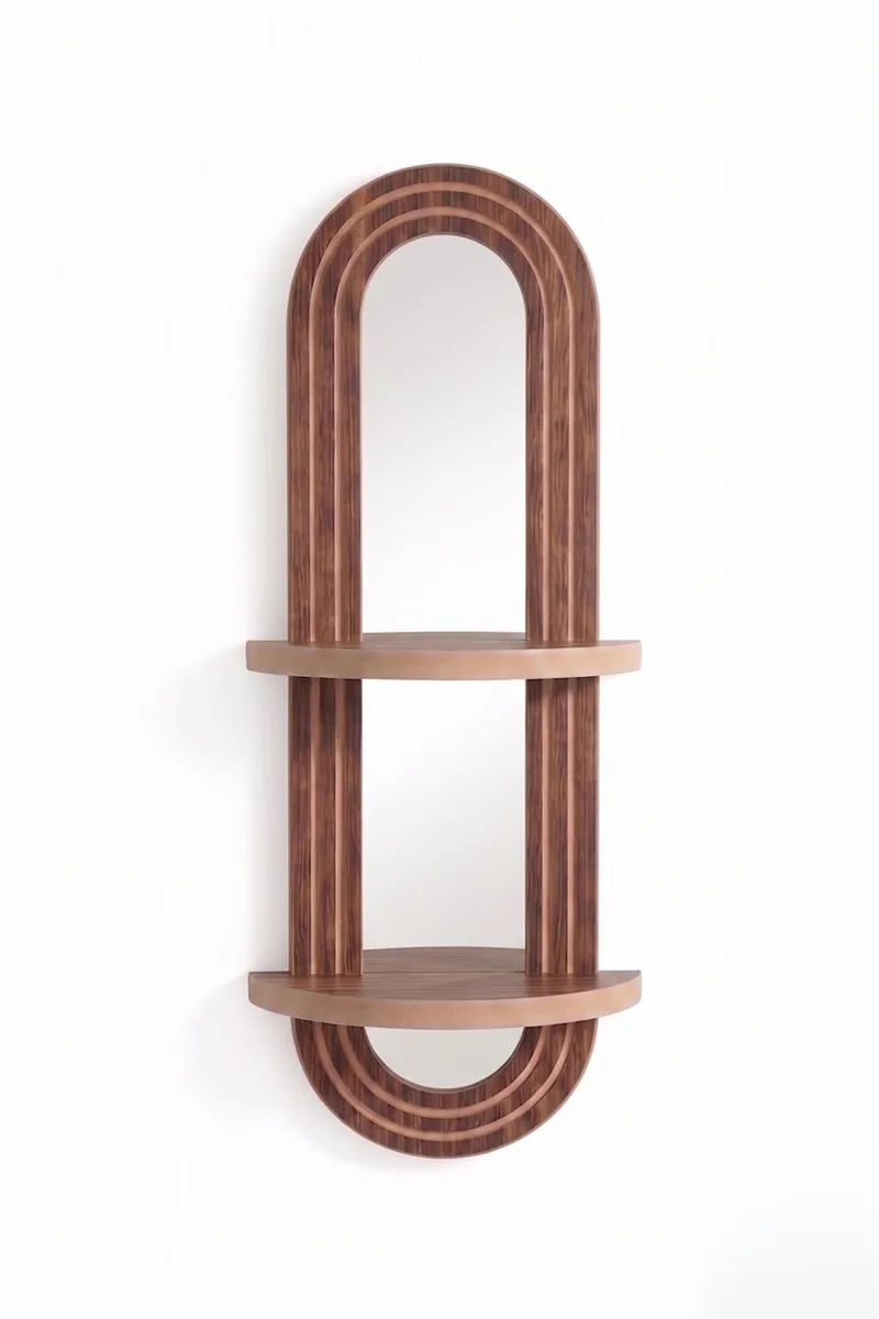 Seinähylly Homitis Armona Wall VI (26 x 70 x 13 cm) wenge Mörkbrun, Ruskea