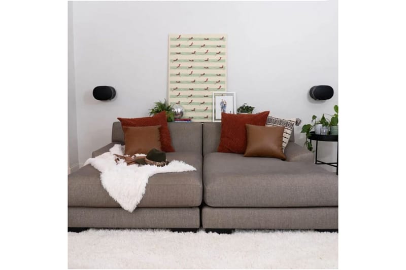 Seinäkiinnike Sanus Sonos Era 300 2 osaa - Musta - Huonekalut - TV- & Mediakalusteet - Mediajalusta & seinäteline - Kaiutinjalusta