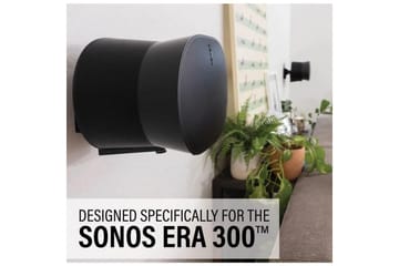 Seinäkiinnike Sanus Sonos Era 300 2 osaa - Musta - Huonekalut - TV- & Mediakalusteet - Mediajalusta & seinäteline - Kaiutinjalusta