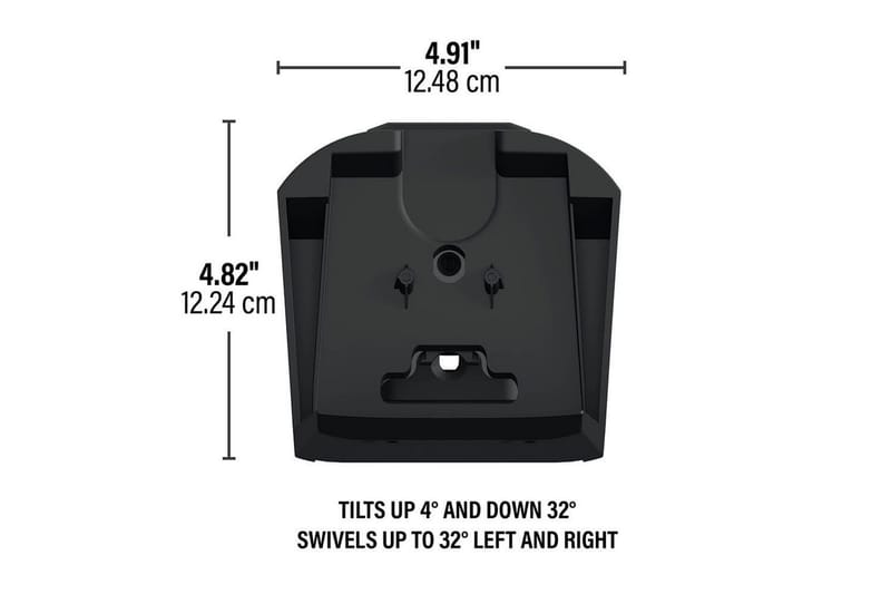 Seinäkiinnike Sanus Sonos Era 300:lle - Musta - Huonekalut - TV- & Mediakalusteet - Mediajalusta & seinäteline - Kaiutinjalusta