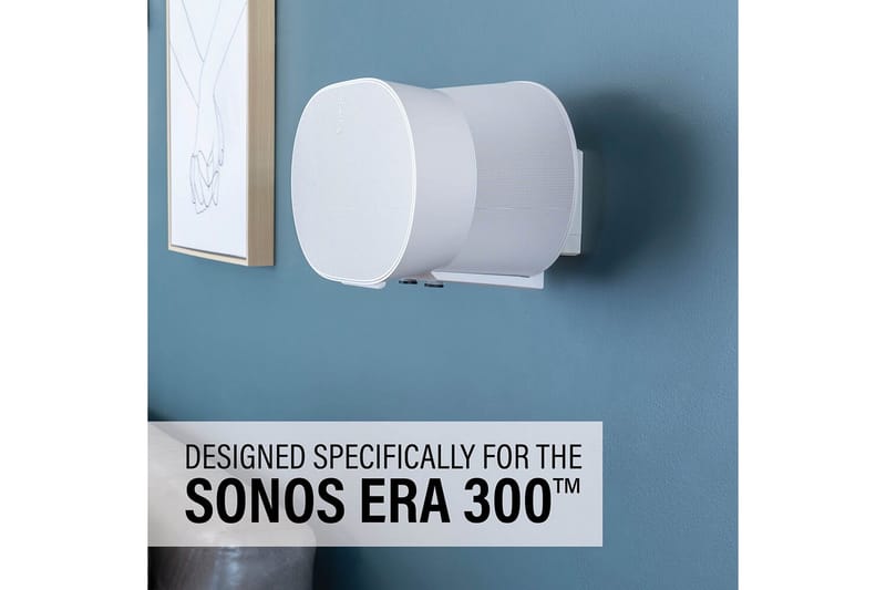 Seinäkiinnike Sanus Sonos ERA 300:lle Valkoinen - Valkoinen - Huonekalut - TV- & Mediakalusteet - Mediajalusta & seinäteline - Kaiutinjalusta