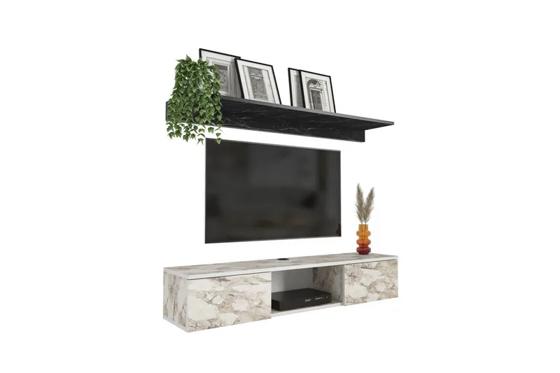 Sovric TV-taso 140 cm, Valkoinen