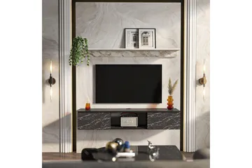 Sovric TV-taso 140 cm - Valkoinen - Huonekalut - TV- & Mediakalusteet - Tv taso & Mediataso