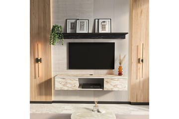 Sovric TV-taso 140 cm - Valkoinen - Huonekalut - TV- & Mediakalusteet - Tv taso & Mediataso