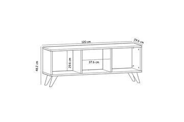 Springhill TV-taso 120 cm - Sininen - Huonekalut - TV- & Mediakalusteet - Tv taso & Mediataso