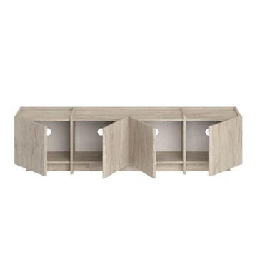 Sylvenn TV- ja mediapenkki 180 cm, puisella säilytystilalla - Beige - Huonekalut - TV- & Mediakalusteet - Tv taso & Mediataso