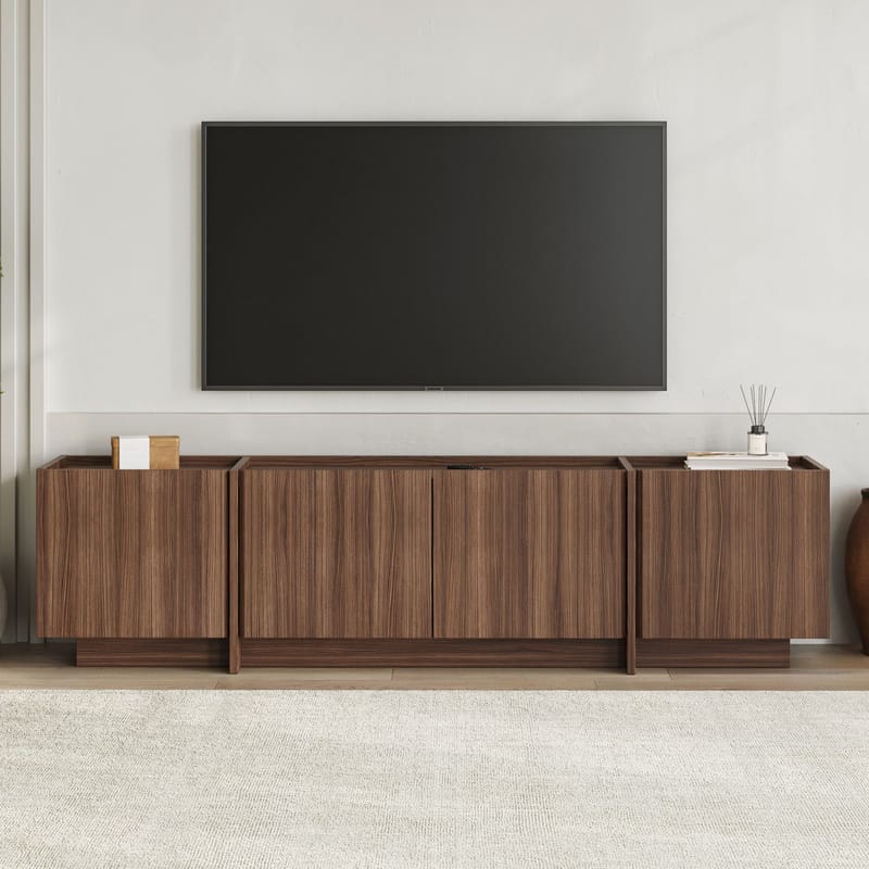 Sylvenn TV-taso 180 cm - Milano Walnut - Huonekalut - TV- & Mediakalusteet - Mediajalusta & seinäteline
