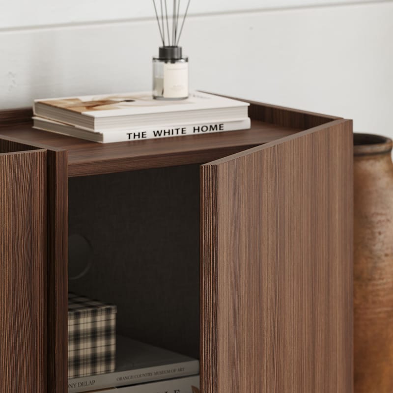 Sylvenn TV-taso 180 cm - Milano Walnut - Huonekalut - TV- & Mediakalusteet - Mediajalusta & seinäteline