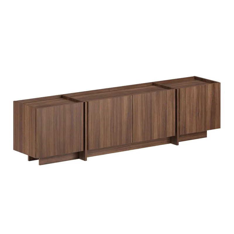 Sylvenn TV-taso 180 cm - Milano Walnut - Huonekalut - TV- & Mediakalusteet - Mediajalusta & seinäteline