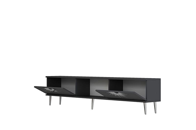 Tari TV-taso 150 cm - Antrasiitti/Hopea - Huonekalut - TV- & Mediakalusteet - Tv taso & Mediataso