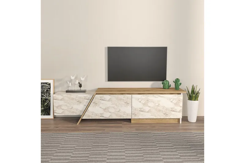 Tavros TV-taso 180 cm - Tammi - Huonekalut - TV- & Mediakalusteet - Tv taso & Mediataso