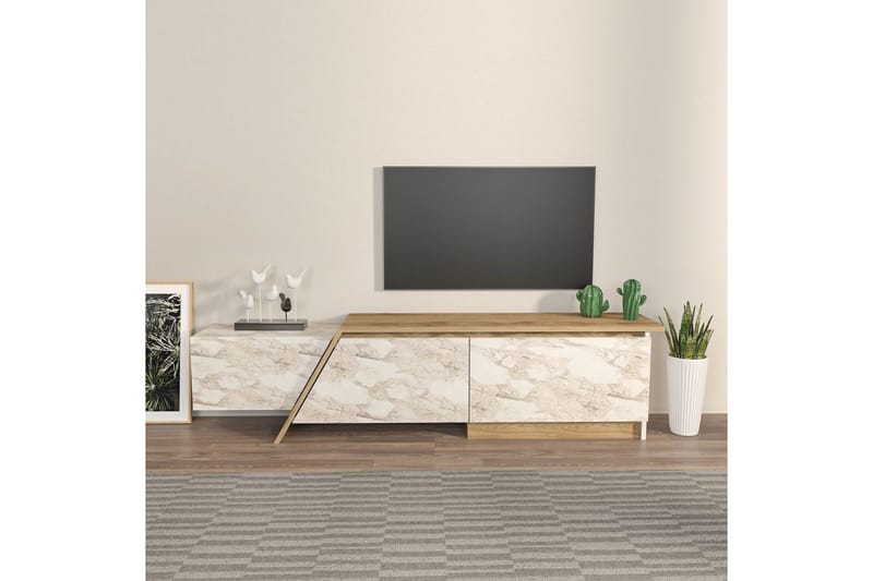 Tavros TV-taso 180 cm - Tammi - Huonekalut - TV- & Mediakalusteet - Tv taso & Mediataso