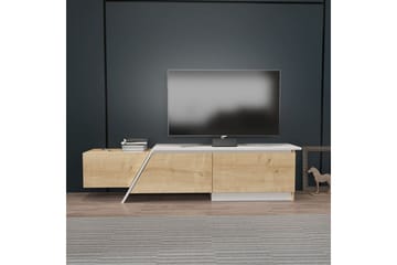 Tavros TV-taso 180 cm - Tammi/Valkoinen - Huonekalut - TV- & Mediakalusteet - Tv taso & Mediataso