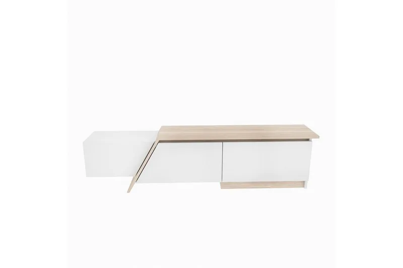 Tavros TV-taso 180 cm - Valkoinen - Huonekalut - TV- & Mediakalusteet - Tv taso & Mediataso