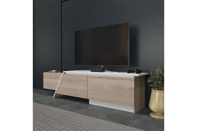 Tavros TV-taso 180 cm - Punainen/Valkoinen - Huonekalut - TV- & Mediakalusteet - Tv taso & Mediataso