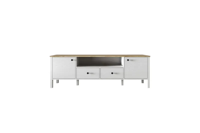 Thynor TV-taso 180 cm, Valkoinen