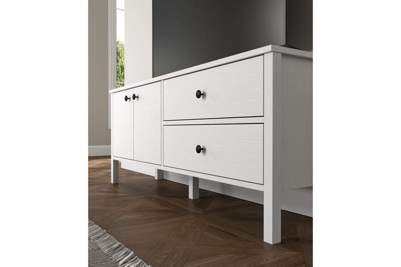 Ticoman TV-taso 140 cm - Luonnollinen/Valkoinen - Huonekalut - TV- & Mediakalusteet - Tv taso & Mediataso