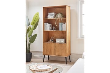 Timmins kirjahylly 90 cm mäntyä - Vaaleanruskea - Säilytys - Hylly - Kirjahylly