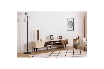 Torin TV-taso 180 cm - Pähkinä/Beige - Huonekalut - TV- & Mediakalusteet - Tv taso & Mediataso
