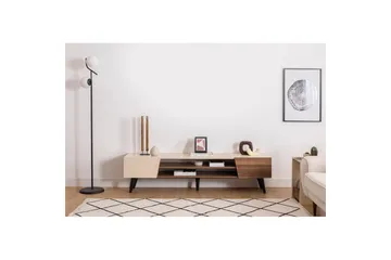 Torin TV-taso 180 cm - Pähkinä/Beige - Huonekalut - TV- & Mediakalusteet - Tv taso & Mediataso