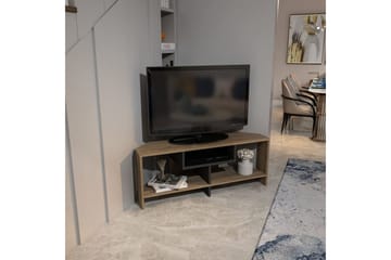 Torlin TV-taso 120 cm - Pähkinä/Valkoinen - Huonekalut - TV- & Mediakalusteet - Tv taso & Mediataso
