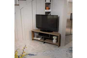 Torlin TV-taso 120 cm - Pähkinä/Valkoinen - Huonekalut - TV- & Mediakalusteet - Tv taso & Mediataso