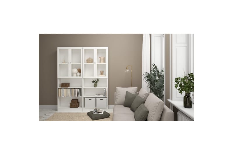 Trysil Ovi Kirjahyllyyn 95,7 cm - Valkoinen - Huonekalut - TV- & Mediakalusteet - Mediajalusta & seinäteline - TV:n seinäteline