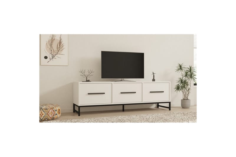 Tukums TV-taso 160 cm, Valkoinen