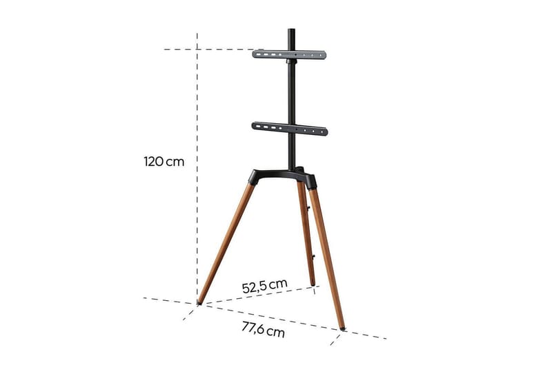TV Lattiateline Hama Telinetyyli Jopa 65 - Beige||Musta - Huonekalut - TV- & Mediakalusteet - Mediajalusta & seinäteline