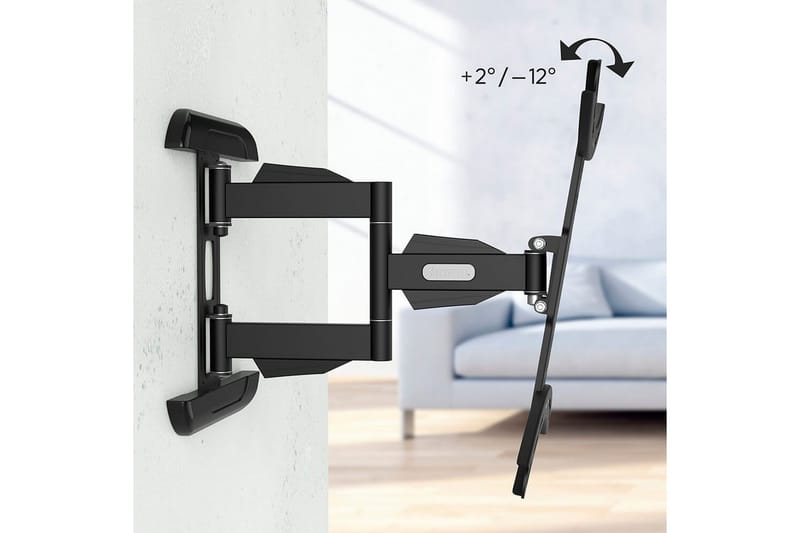 TV-seinäteline Hama VESA Full Motion Musta - Musta - Huonekalut - TV- & Mediakalusteet - Mediajalusta & seinäteline