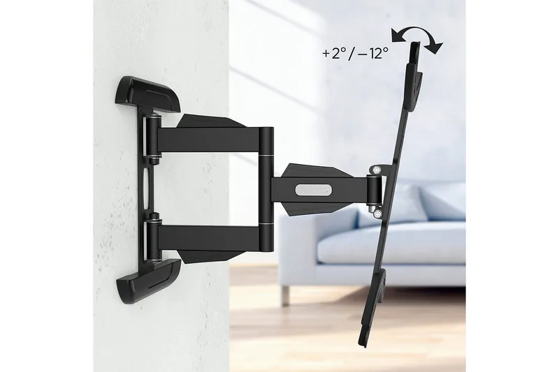 TV-seinäteline Hama VESA Full Motion Musta - Musta - Huonekalut - TV- & Mediakalusteet - Mediajalusta & seinäteline