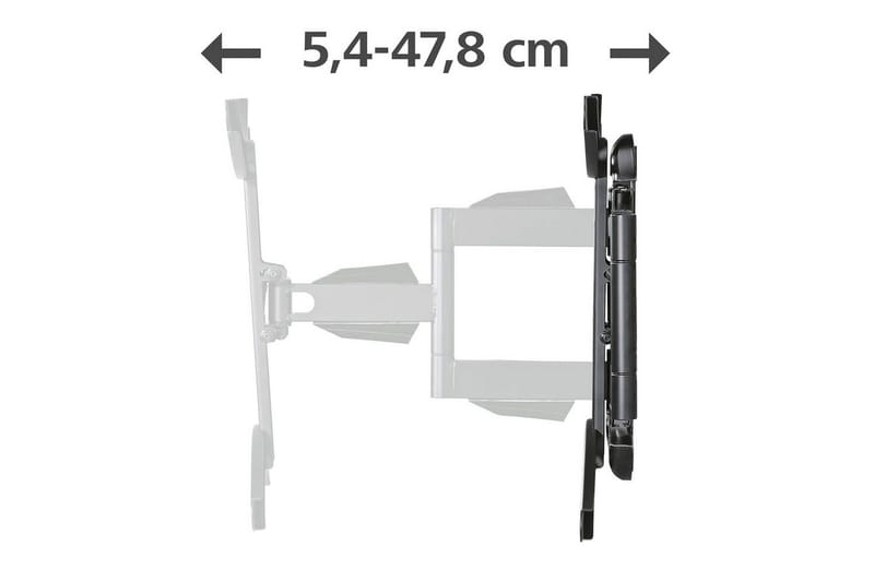TV-seinäteline Hama VESA Full Motion Musta - Musta - Huonekalut - TV- & Mediakalusteet - Mediajalusta & seinäteline