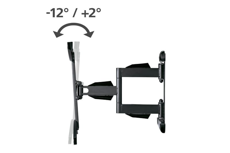 TV-seinäteline Hama VESA Full Motion Musta - Musta - Huonekalut - TV- & Mediakalusteet - Mediajalusta & seinäteline