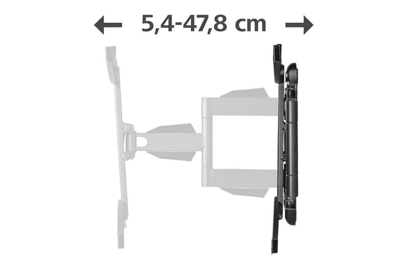 TV-seinäteline Hama VESA Full Motion Musta - Musta - Huonekalut - TV- & Mediakalusteet - Mediajalusta & seinäteline