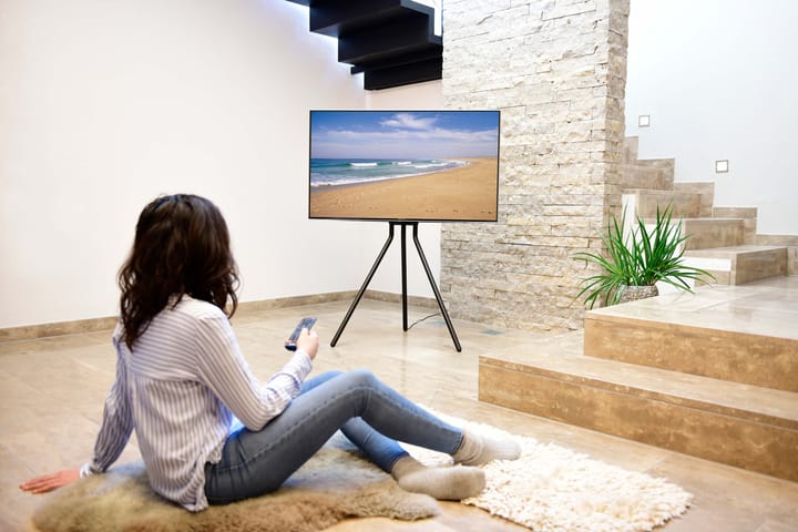 Hama Lattiateline TV Design - TV:n seinäteline - Mediajalusta & seinäteline