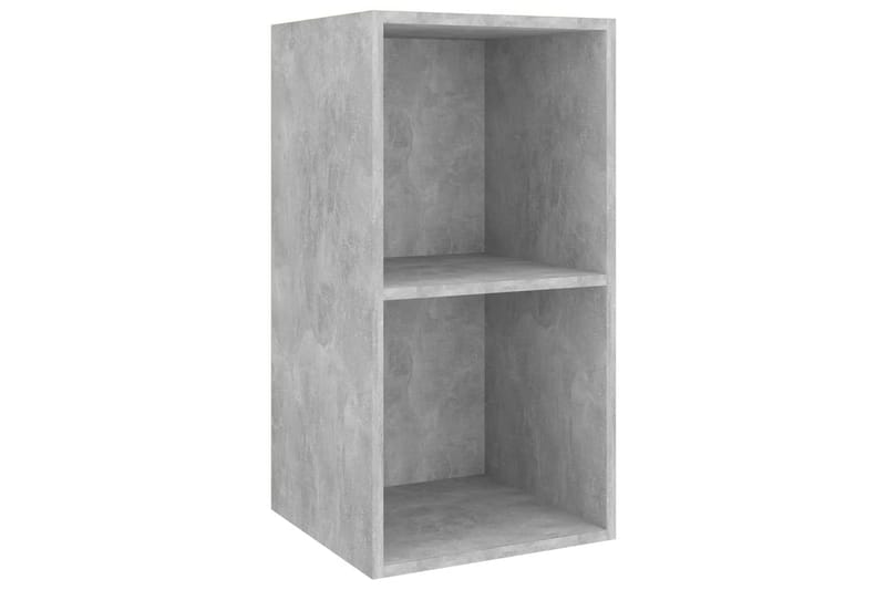 Seinäkiinnitettävä TV-taso betoninharmaa 37x37x72 cm - Huonekalut - TV- & Mediakalusteet - Mediajalusta & seinäteline - TV:n seinäteline
