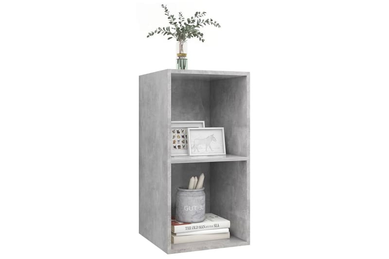 Seinäkiinnitettävä TV-taso betoninharmaa 37x37x72 cm - Huonekalut - TV- & Mediakalusteet - Mediajalusta & seinäteline - TV:n seinäteline