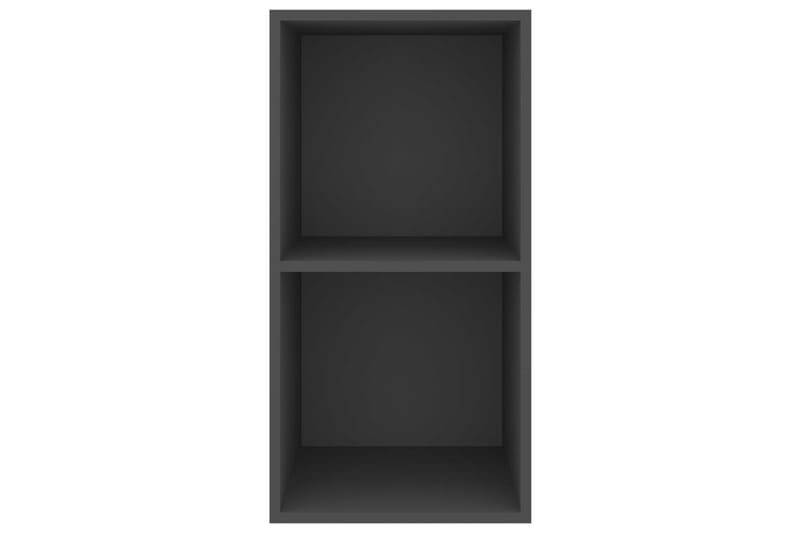 Seinäkiinnitettävä TV-taso harmaa 37x37x72 cm lastulevy - Huonekalut - TV- & Mediakalusteet - Mediajalusta & seinäteline - TV:n seinäteline