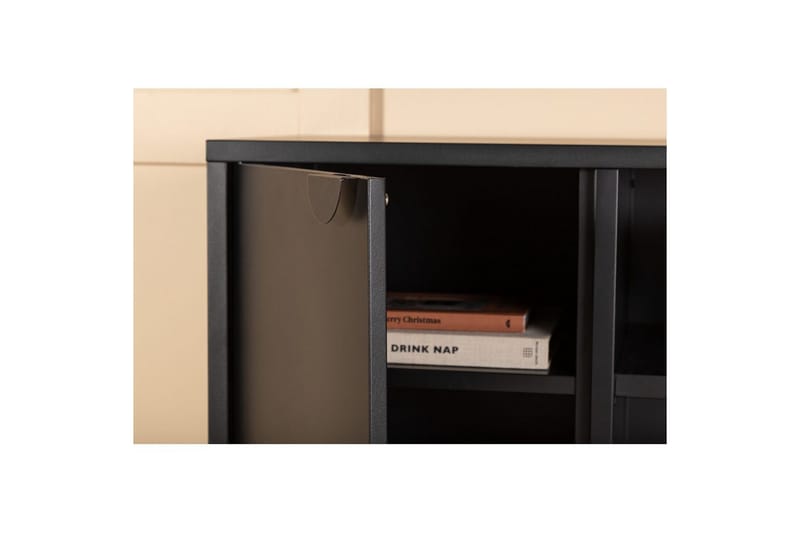 TV-taso Piring - Musta - Huonekalut - TV- & Mediakalusteet - Tv taso & Mediataso