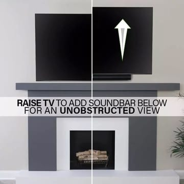 TV-teline Sanus 4D Max VESA 400x400 32–65 Full Motion musta - Musta - Huonekalut - TV- & Mediakalusteet - Mediajalusta & seinäteline