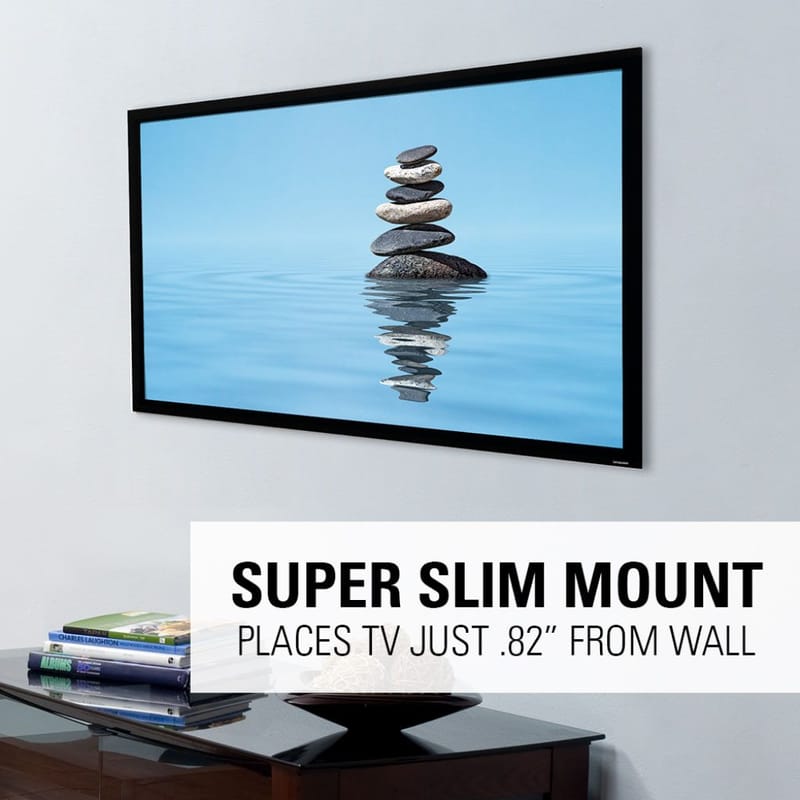 TV-teline Sanus Superslim 51-80 VLT16-B2 - musta - Huonekalut - TV- & Mediakalusteet - Mediajalusta & seinäteline