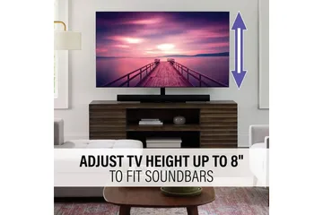 TV-pöytäjalusta Sanus Kääntyvä Universaali jopa 86 - Musta - Huonekalut - TV- & Mediakalusteet - Mediajalusta & seinäteline