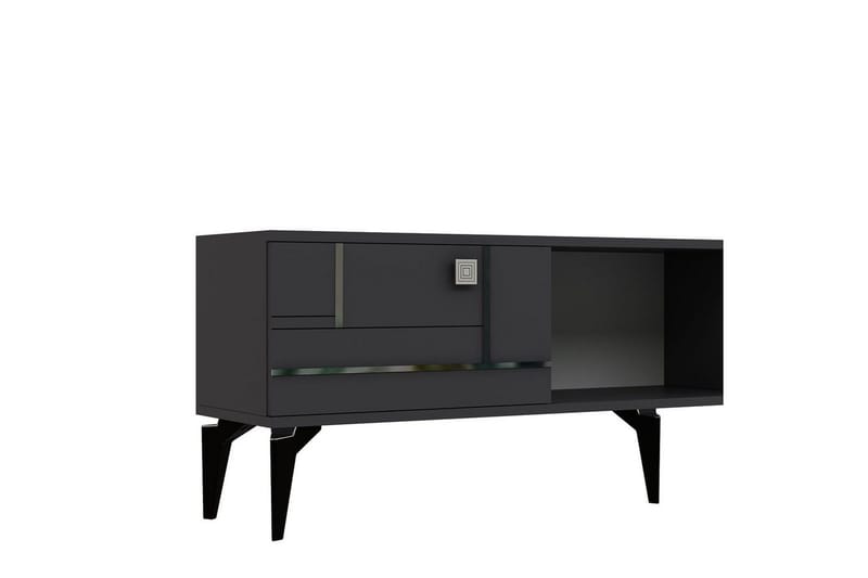 Varno TV-taso 150 cm - Antrasiitti/Hopea - Huonekalut - TV- & Mediakalusteet - Tv taso & Mediataso