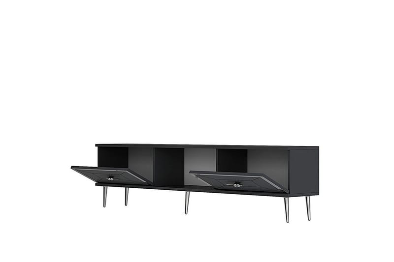 Virdel TV-taso 150 cm - Antrasiitti/Hopea - Huonekalut - TV- & Mediakalusteet - Tv taso & Mediataso